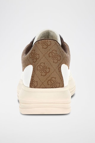 Baskets en cuir Blanc