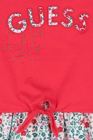 Robe trompe-l’œil - Rouge