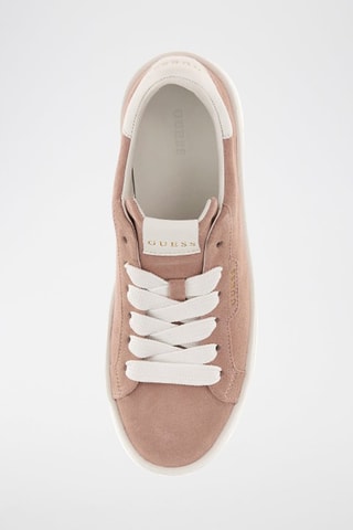 Sneakers plateformes en nubuck - Rose
