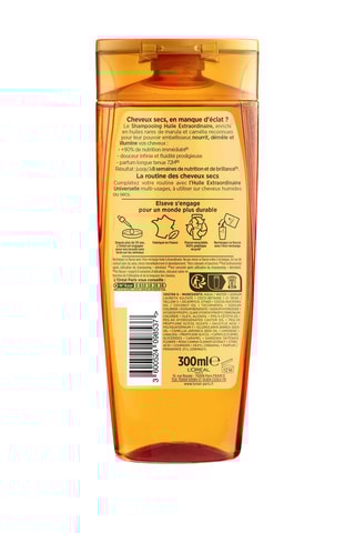 Voedende Glans Shampoo Huile Extraordinaire - Marulaolie - Droog Haar - 300 ml