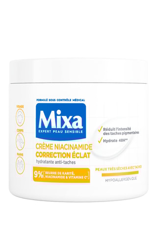Corrigerende Niacinamide Glanscrème - Geschikt voor de gevoelige huid - 400 ml