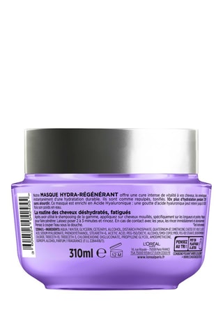 Hydraterend Haarmasker 72 uur Hyaluron Repulp - Hyaluronzuur - Uitgedroogd en Slap Haar - 310 ml