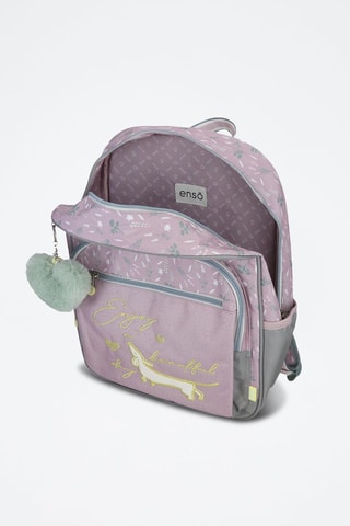 Sac à dos - Mauve et vert