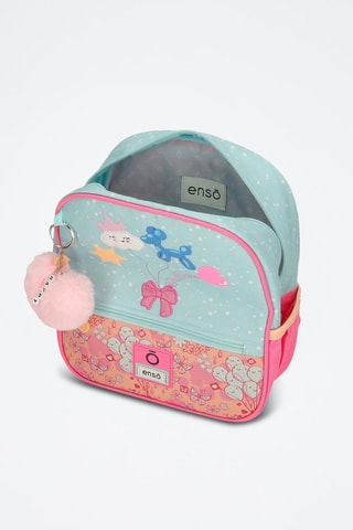 Sac à dos - Rose et turquoise