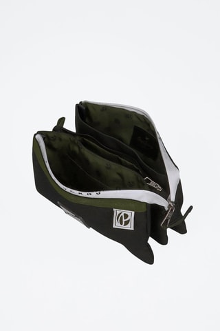 Trousse Luca - Noir et kaki