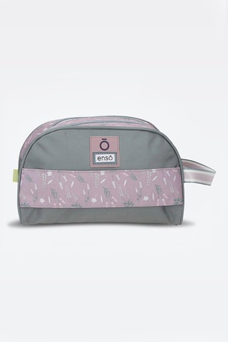 Trousse de toilette Enjoy a Beautiful Day Enso - Lilas et gris