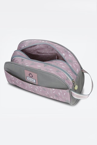 Trousse de toilette Enjoy a Beautiful Day Enso - Lilas et gris