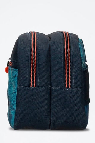 Trousse de toilette - Turquoise et noir
