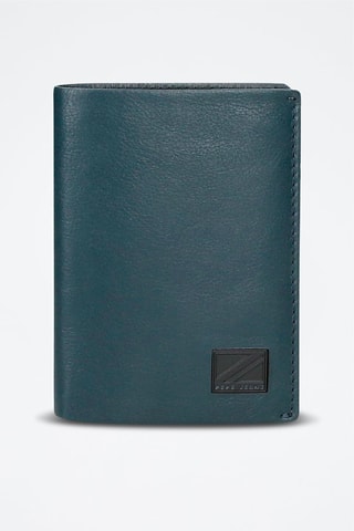 Portefeuille en cuir Chief - Bleu pétrole