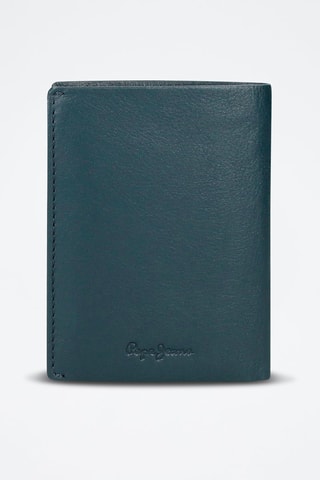 Portefeuille en cuir Chief - Bleu pétrole