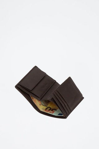 Portefeuille en cuir Deep - Marron