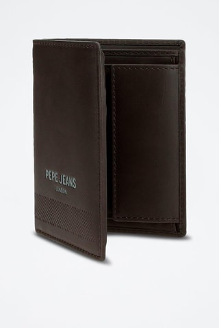 Portefeuille en cuir Deep - Marron