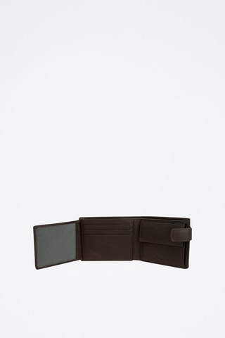 Portefeuille en cuir Deep - Marron