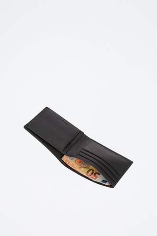 Portefeuille en cuir Deep - Noir