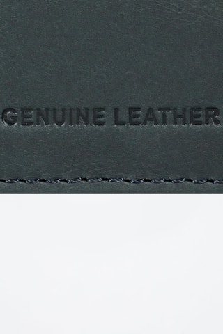 Portefeuille en cuir Checkbox - Bleu