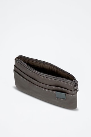 Portefeuille en cuir Max - Anthracite