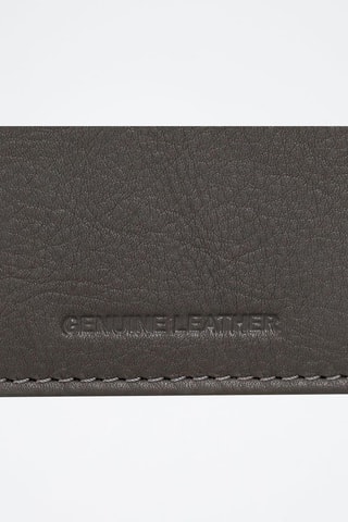 Portefeuille en cuir Max - Anthracite