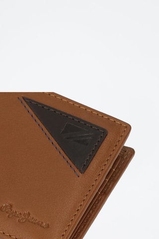 Porte-monnaie en cuir Striking - Marron