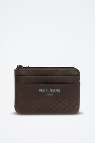 Porte-monnaie en cuir Deep - Marron