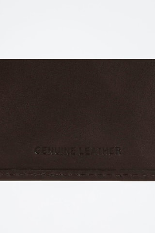 Porte-monnaie en cuir Deep - Marron