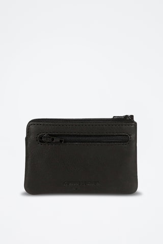 Porte-cartes en cuir - Noir