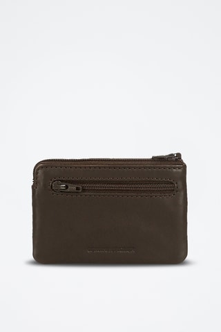 Porte-cartes en cuir - Marron