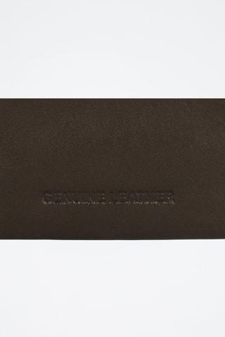Porte-cartes en cuir - Marron