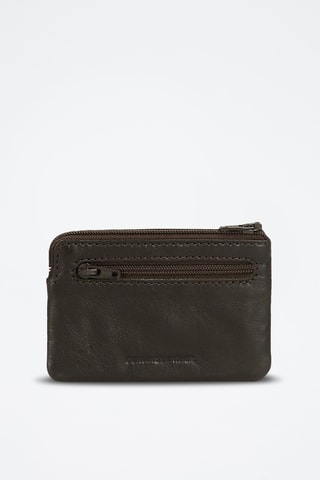 Porte-cartes en cuir - Marron