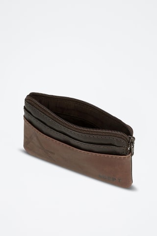 Porte-cartes en cuir - Marron