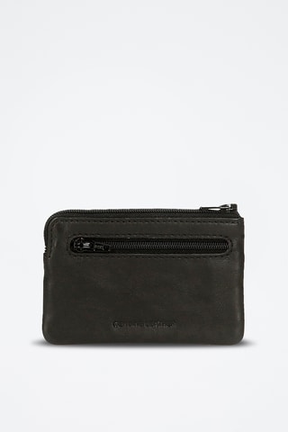 Porte-cartes en cuir - Noir
