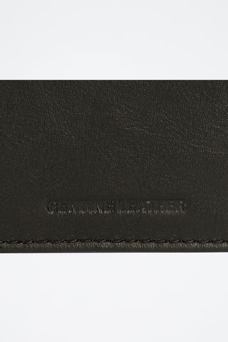 Porte-cartes en cuir - Noir