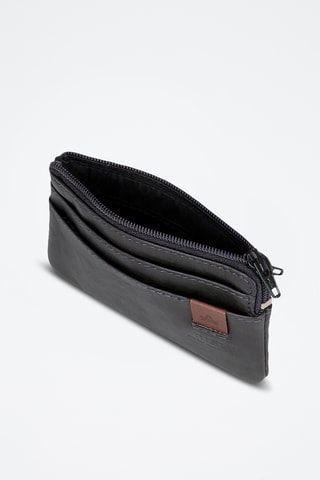 Porte-cartes en cuir - Bleu marine