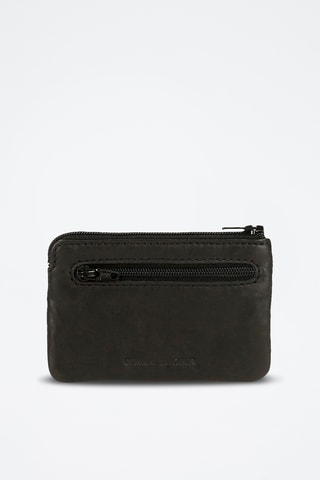 Porte-cartes en cuir - Noir