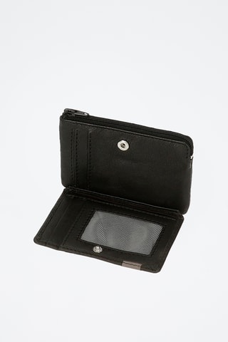 Porte-cartes en cuir - Noir
