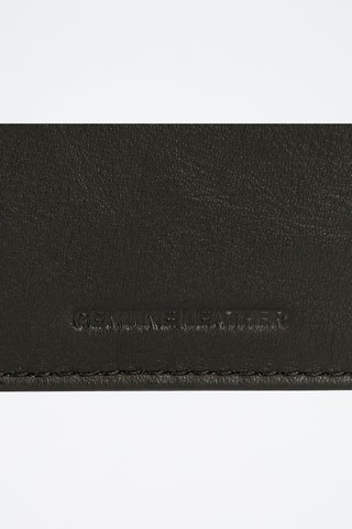Porte-cartes en cuir - Noir