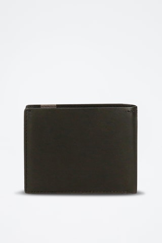 Portefeuille et porte-cartes en cuir - Noir
