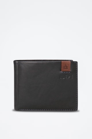 Portefeuille et porte-cartes en cuir - Bleu marine