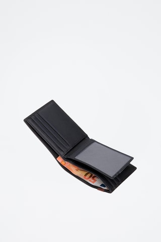Portefeuille et porte-cartes en cuir - Bleu marine