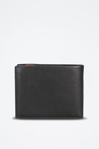 Portefeuille et porte-cartes en cuir - Bleu marine