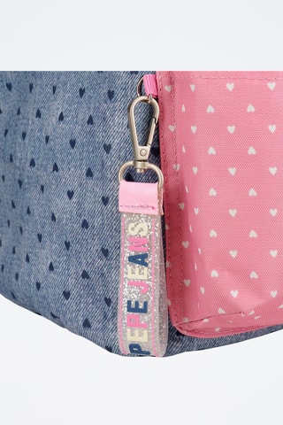 Sac à dos - Bleu marine et gris clair