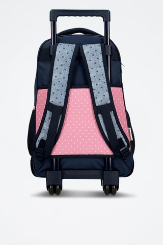 Sac à dos - Bleu marine et rose poudré