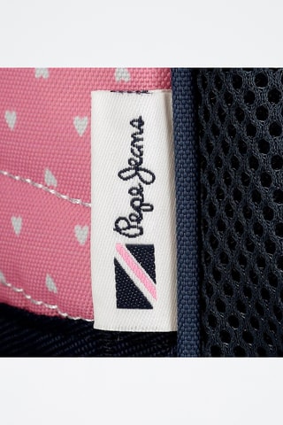 Trousse - Bleu marine et rose poudré