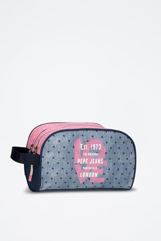 Trousse - Gris et rose