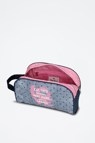 Trousse - Gris et rose