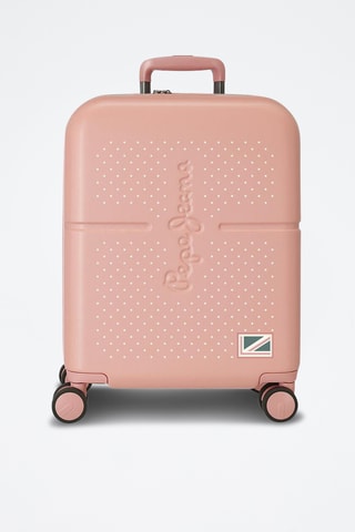 Valise cabine connectée - Rose - 55 cm