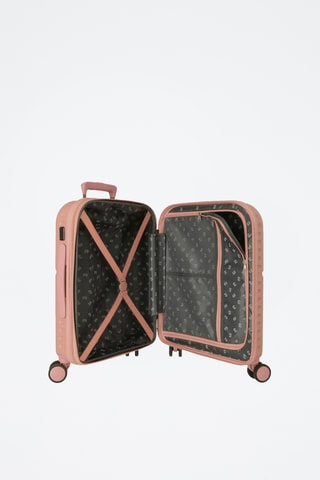Valise cabine connectée - Rose - 55 cm
