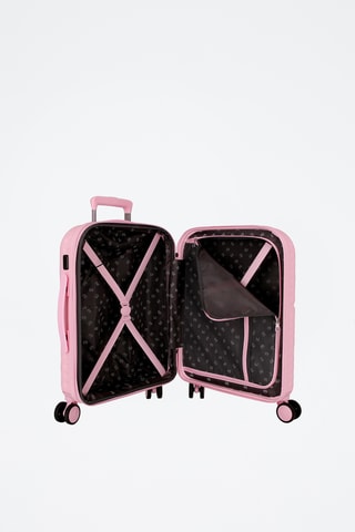Valise cabine extensible et connectée - Rose - 55 cm