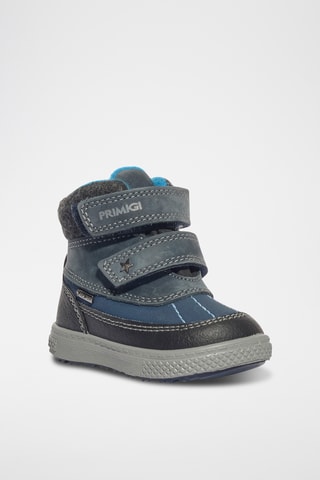 Hoge Leren Sneakers Barth 19 Gtx - Marineblauw en Antraciet