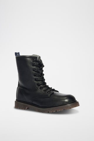 Bottines en cuir Tube - Noir