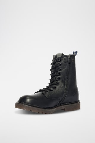 Bottines en cuir Tube - Noir
